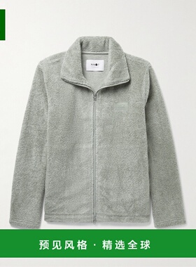 1h可退 香港直邮Nn07 男士 Nil Logo-Appliquéd 抓绒夹克 231344