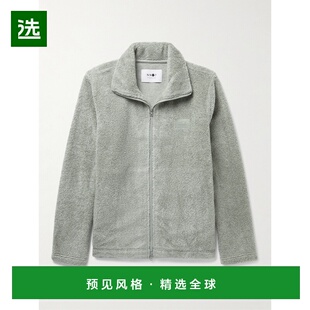 1h可退 香港直邮Nn07 男士 Nil Logo-Appliquéd 抓绒夹克 231344