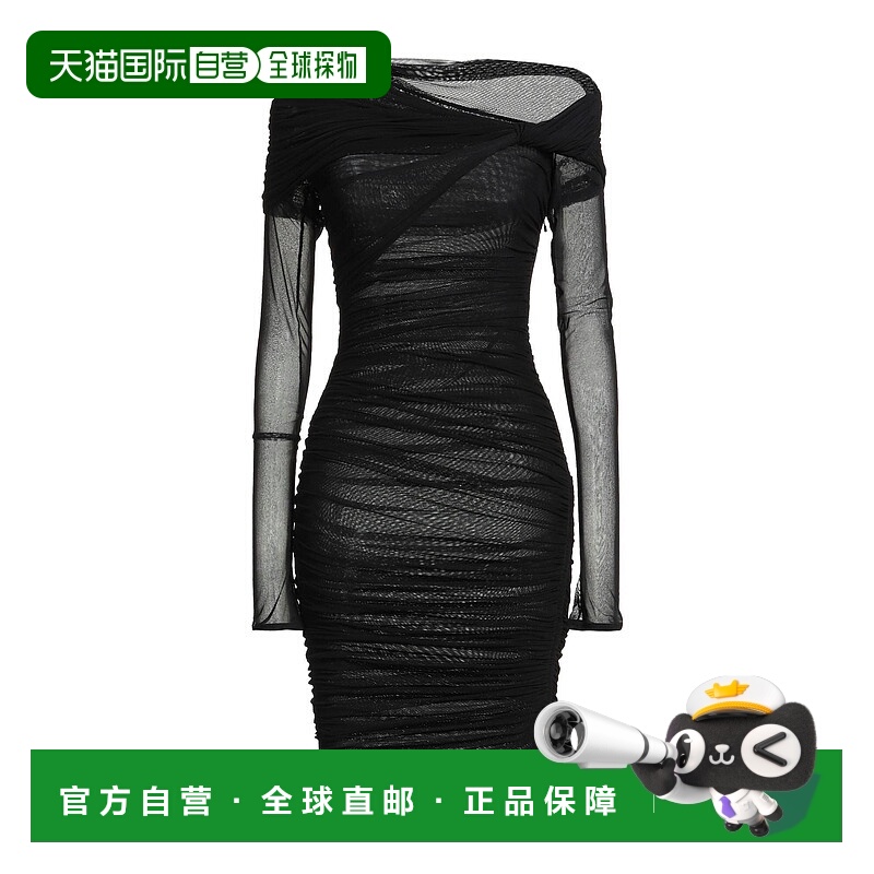 1h可退 香港直邮Mugler 穆勒 女士 高雅连衣裙 black黑色 舒适时