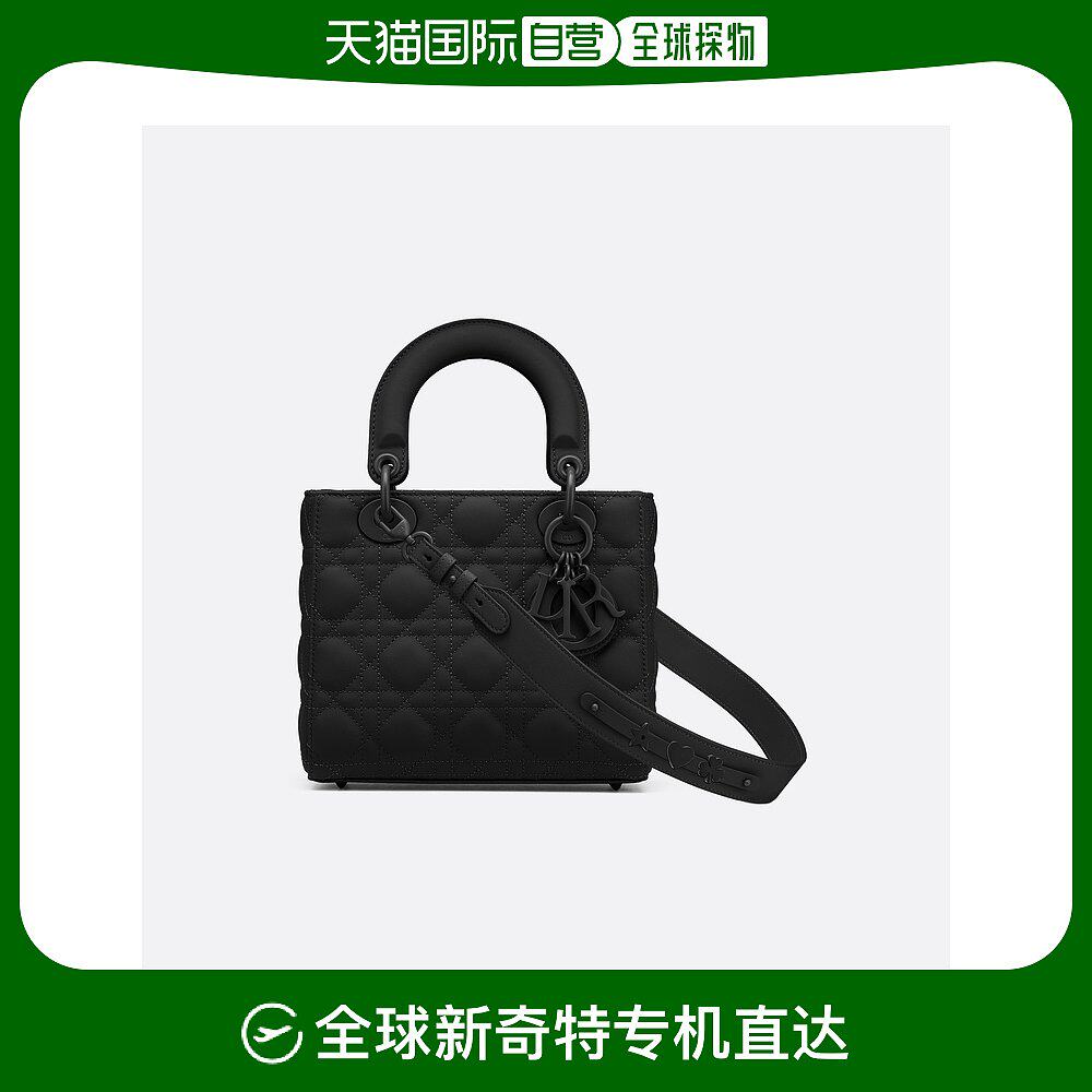 christian dior克里斯汀&middot;迪奥lady dior手提包黑色哑光