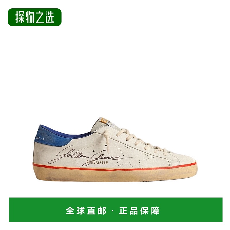 香港直邮Golden Goose Deluxe Brand 圆头低帮休闲鞋 GMF00105.F0