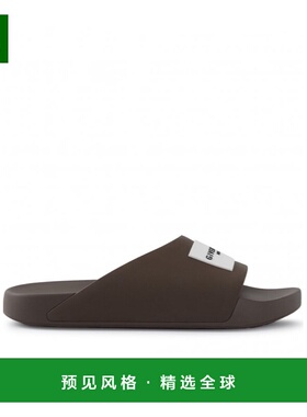 香港直邮GIVENCHY 男士凉鞋 BH302MH1XL200 SS2026 深棕色 Label