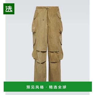 1h可退 香港直邮Entire Studios 男士 漂白棉混纺工装裤