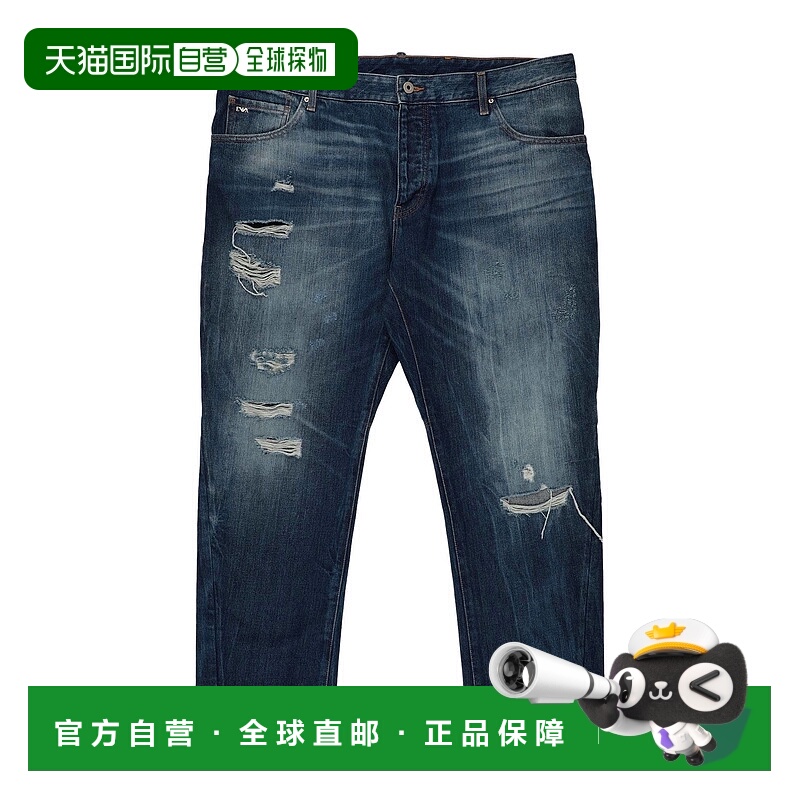 香港直邮Emporio Armani 安普里奥·阿玛尼 男士 牛仔长裤