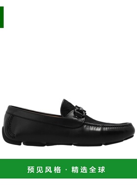 香港直邮Salvatore Ferragamo 圆头徽标细节乐福鞋 029165男鞋