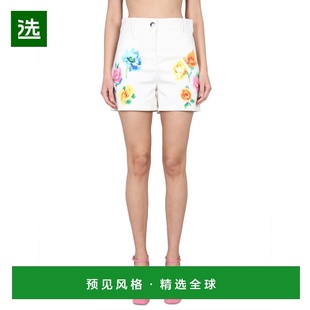 1h可退 香港直邮moschino 女士 CHINÉ 马德拉刺绣花朵短裤 032108