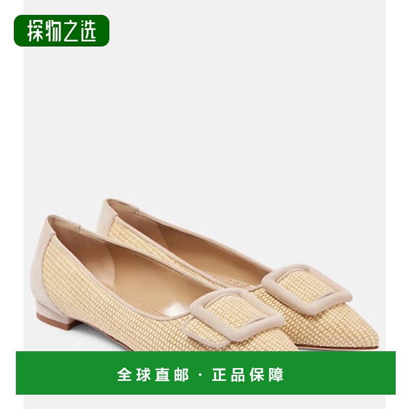 香港直邮MANOLO BLAHNIK 莫罗·伯拉尼克 女士 Maysalepumpflat