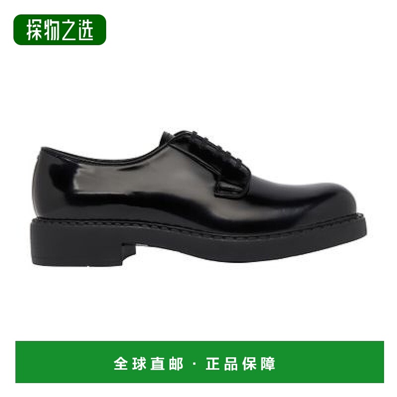 欧洲直邮Prada/普拉达 皮革系带鞋正品品牌潮流运动休闲舒适