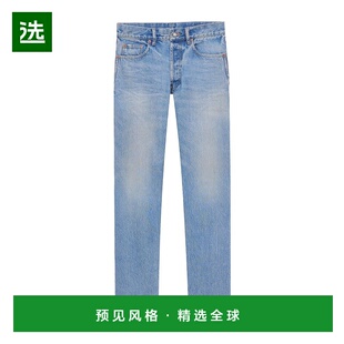 816412Y35AS直筒裤 多口袋牛仔裤 Laurent 香港直邮Saint