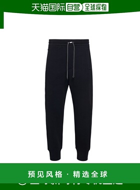 香港直邮Emporio Armani 黑色抽绳卫裤休闲裤运动裤 8N1P921JHSZ