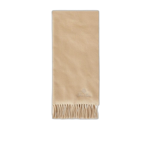 香港直邮Loro Piana logo标识围巾 FAO3766羊绒纯色流苏保暖