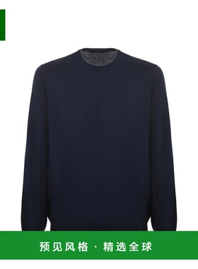 香港直邮FAY 男士针织衫 NMMC1512230WJF4359 AW2025 蓝色 圆领毛