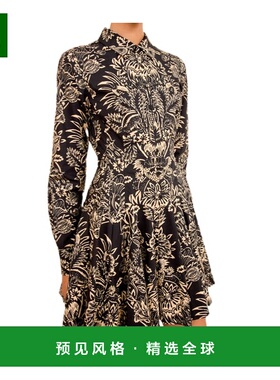 香港直邮ULLA JOHNSON 女士连衣裙 PS260137NOIRFLORA SS2026