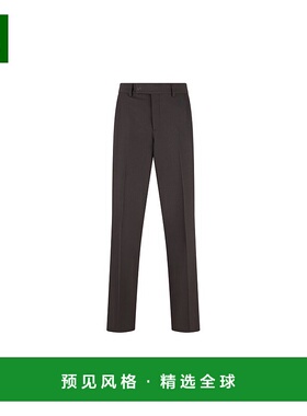 1h可退 香港直邮Fendi 芬迪 男士 直筒修身煙管褲 FB1089ASCB羊毛