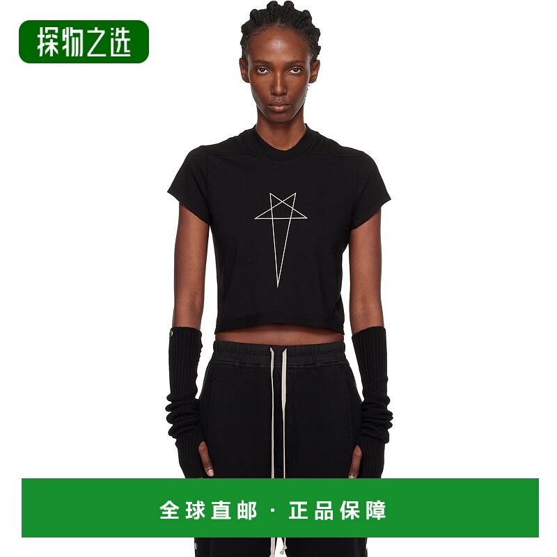 香港直邮rick owens 瑞克·欧文斯 DRKSHDW 女士 黑色 Concordian