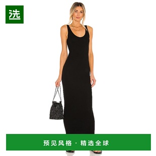 1h可退 香港直邮enza costa 女士 真丝罗纹及踝背心连衣裙 SRS530