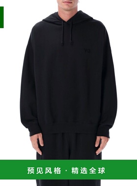 1h可退 香港直邮Y-3 男士卫衣 KA3112B AW2025 黑色 BASIC LOGO H