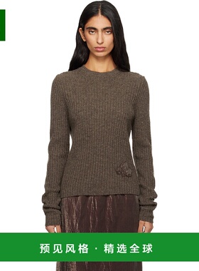 1h可退 香港直邮Cecilie Bahnsen 女士 棕色 Blas 毛衣 325KNI510