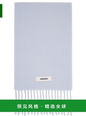 1h可退 香港直邮Jacquemus 女士 蓝色 The Carro 围巾 24HACU0057