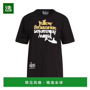 1h可退 香港直邮comme des garcons 川久保玲 女士 T恤 black黑色