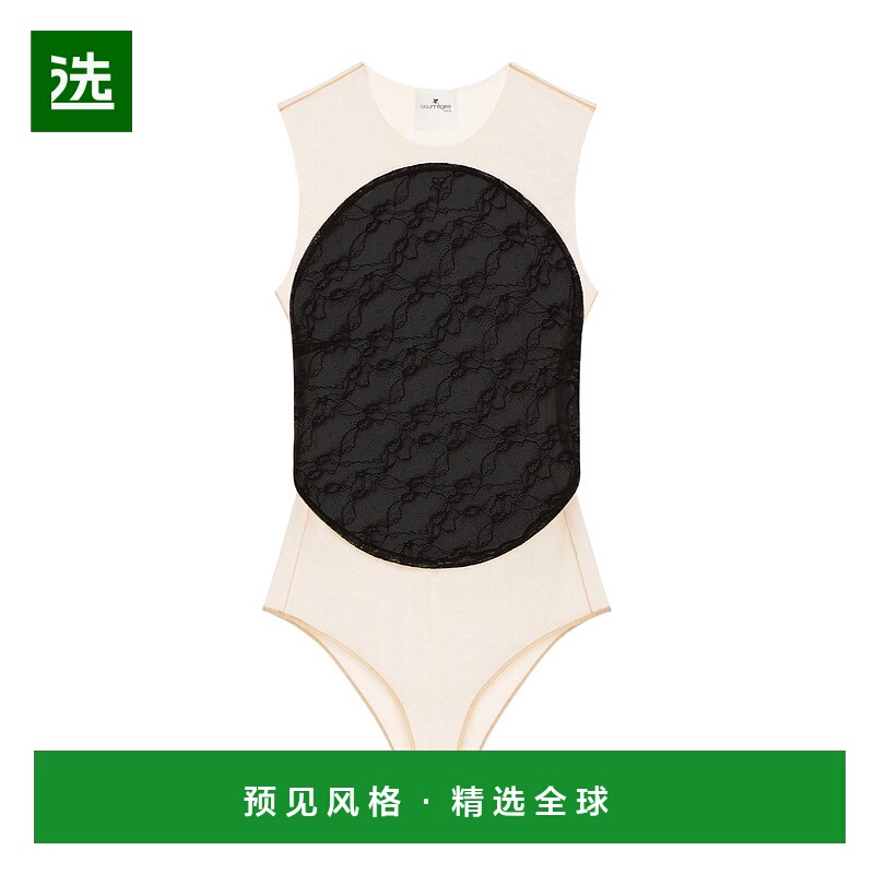 香港直邮Courreges 无袖性感连体衣连衣裙 325JBD143PA0132