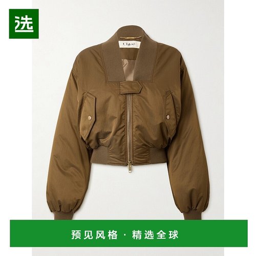 香港直邮Chloe 蔻依 女士 拉鍊飛行員夾克 CH25AVE16113外套夹克