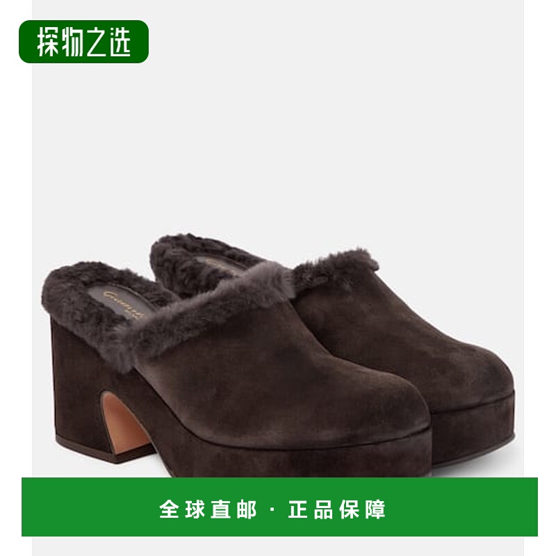 1h可退 香港直邮Gianvito Rossi 吉安维托·罗西 女士 Lyss 绒面