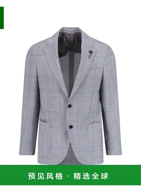 1h可退 香港直邮Lardini 男士 灰色夹克 ES528AEEII54651100BL
