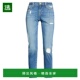 香港直邮Frame blue蓝色 Denim 1h可退 女士 牛仔长裤 舒适时尚