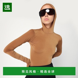 1h可退 香港直邮DARKPARK 女士 Billie colour 连帽上衣(淡褐色)