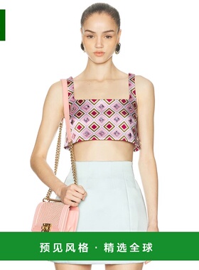 1h可退 香港直邮retrofete 女士 Thalisa 淡紫色拼贴上衣(& Geo)