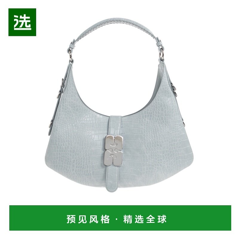 香港直邮GANNI 女士斜挎包 B207004300C SS2026 灰色 顶部提手单,箱包皮具/热销女包/男包,通用款女包,淘宝优惠券,粉丝福利购,淘宝优惠卷