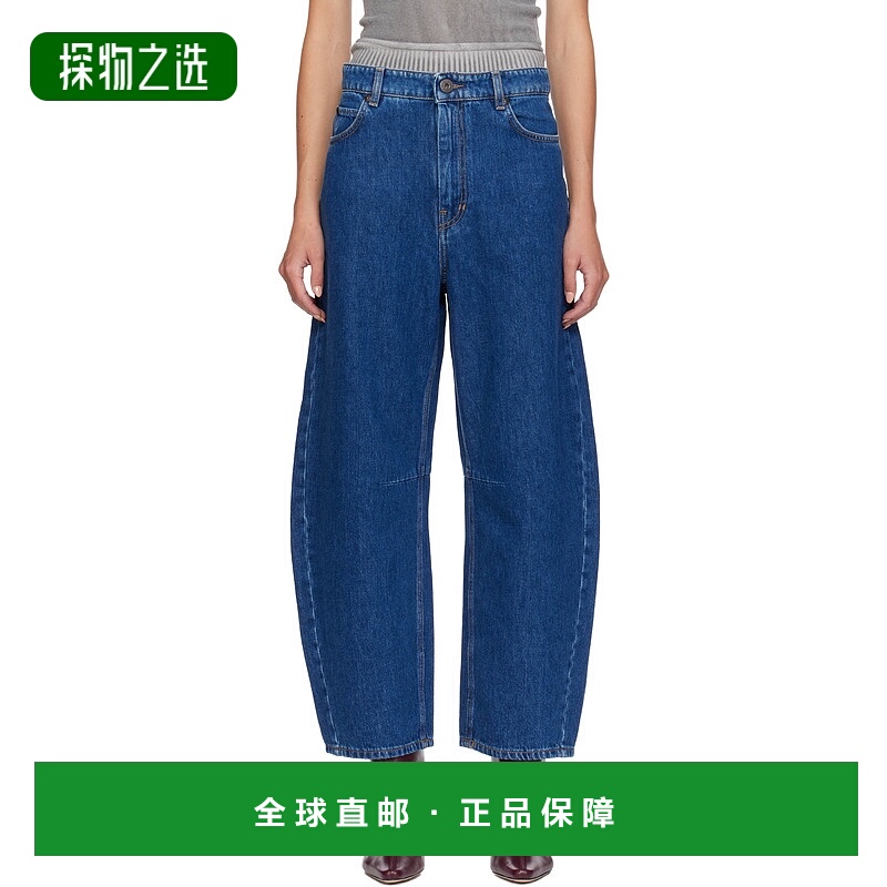 香港直邮Weekend Max Mara 女士 海军蓝 Douglas 牛仔裤 25251860