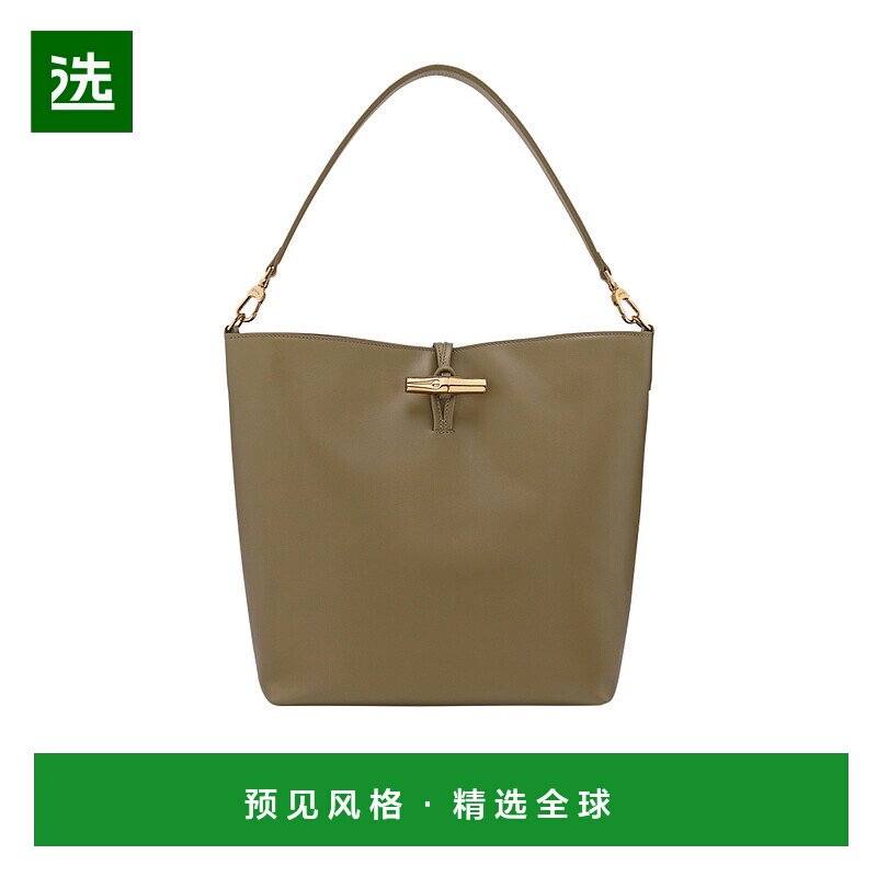 1h可退 香港直邮Longchamp Le Roseau M Hobo手提包 10315HGC