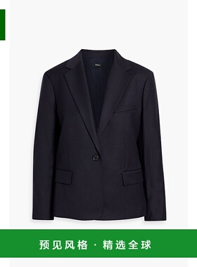 1h可退 香港直邮THEORY 希尔瑞 女士 羊毛/斜纹布西装外套 O08011