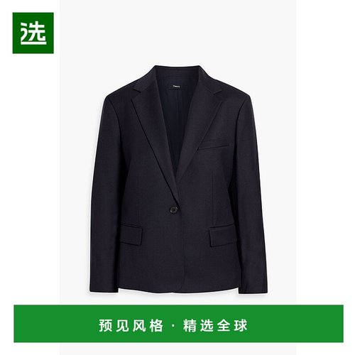 1h可退 香港直邮THEORY 希尔瑞 女士 羊毛/斜纹布西装外套 O08011