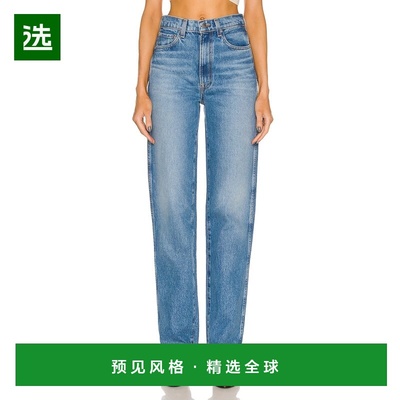 1h可退 香港直邮GRLFRND 女士 Sara 超高腰修身直筒牛仔裤 GF4542