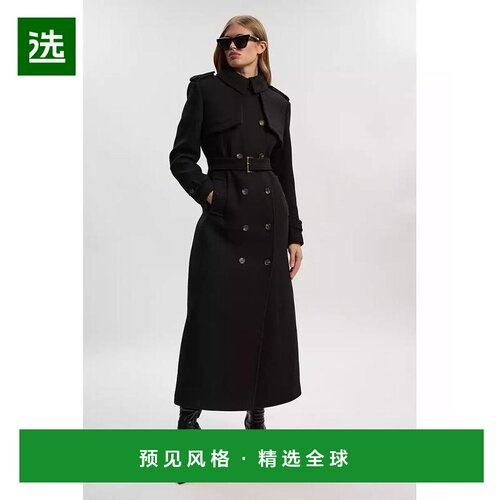 【美国直邮】karen millen/凯伦·米莲 女士 风衣【付后1h可退】