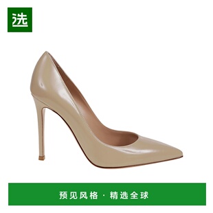 香港直邮Gianvito Rossi 细跟一脚蹬高跟鞋 G2847015RICNUI