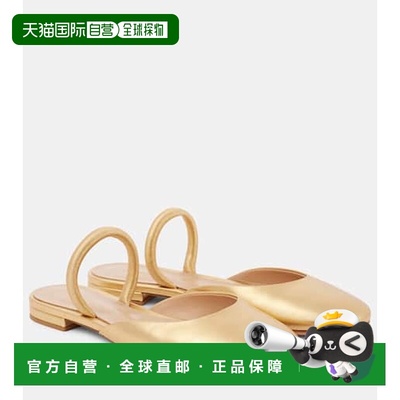1h可退 香港直邮Gianvito Rossi 吉安维托·罗西 女士 金属感皮质