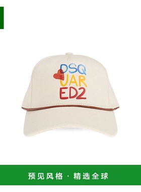香港直邮Dsquared2 二次方 男士 灰白色 Summer Lovers 棒球帽 BC
