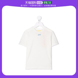 徽标印花T恤 OBAA002F21JER001短袖 White 香港直邮Off