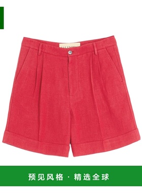 香港直邮Valentino 亚麻百慕大短裤 VRDE30ASW