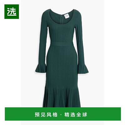 1h可退 香港直邮Herve Leger 荷芙妮格 女士 Alenda 荷叶边绷带中