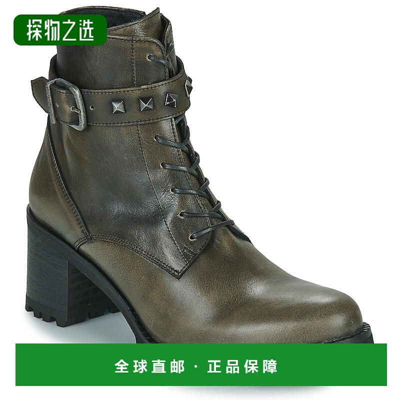 欧洲直邮regard女士时装靴短筒中跟潮流时尚透气百搭稳定支撑女鞋