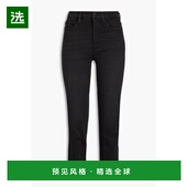 美国直邮 Sylvie FRAME 1h可退 Pixie 高腰窄腿牛仔裤