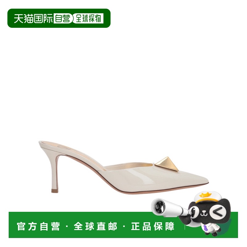 【99新未使用】香港直邮Valentino One Stud尖头穆勒鞋 1W0S0FP3L