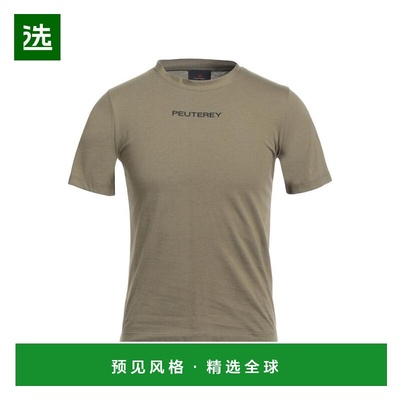 1h可退 【美国直邮】PEUTEREY男士T恤短袖圆领印花上装时尚百搭休