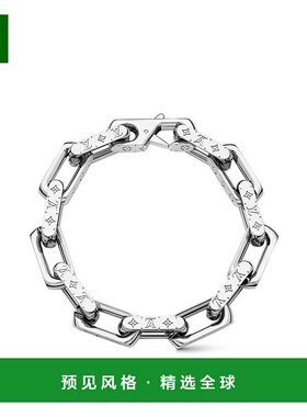 1h可退 欧洲直邮LV/路易威登 男士银色精钢/金属手链新款