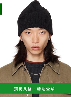 1h可退 香港直邮Our Legacy 男士 黑色毛线帽 A4258KB 舒适时尚